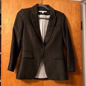 Veronica Beard Green with metallic thread blazer